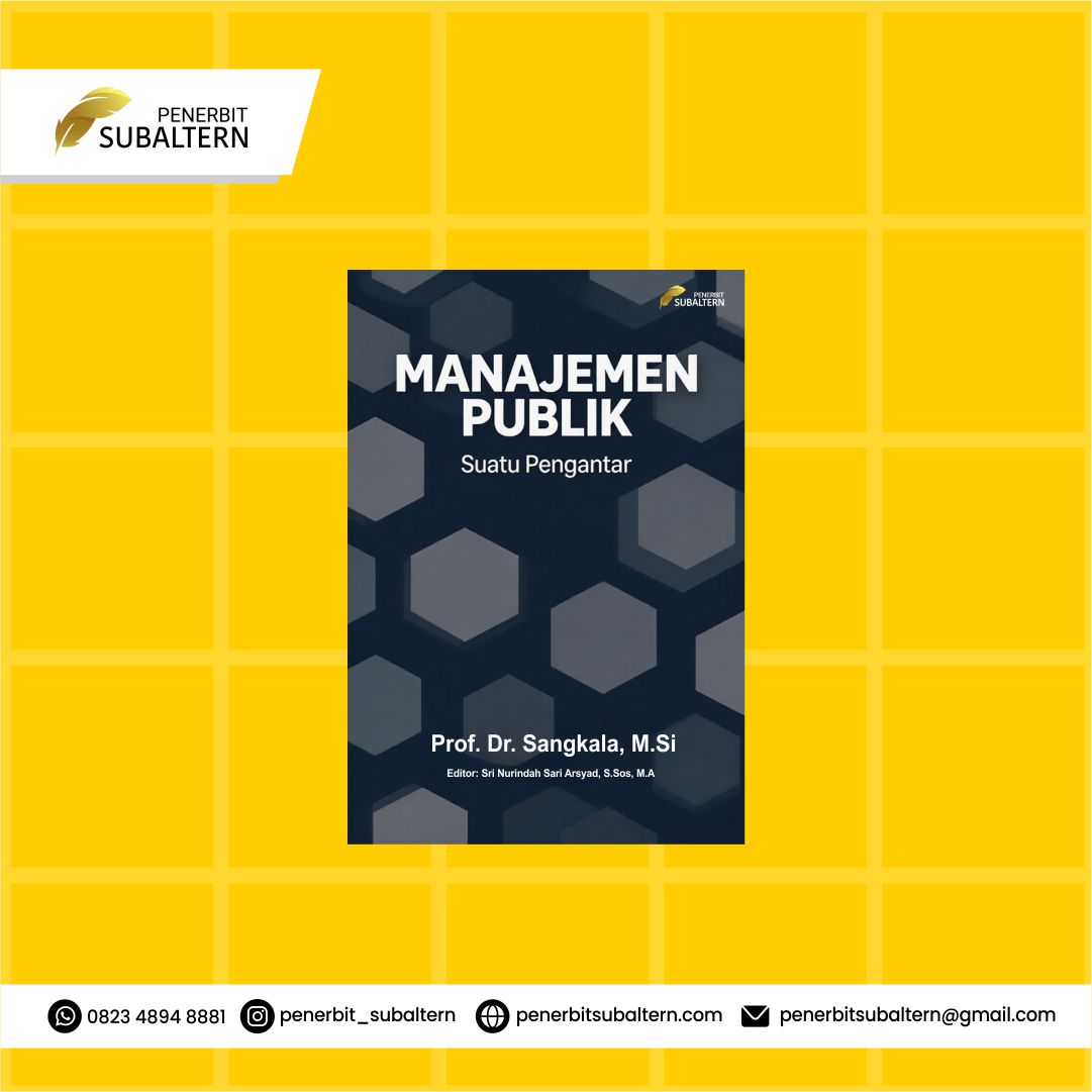 MANAJEMEN PUBLIK;  SUATU PENGANTAR